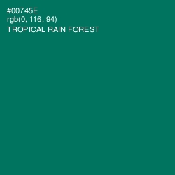 #00745E - Tropical Rain Forest Color Image